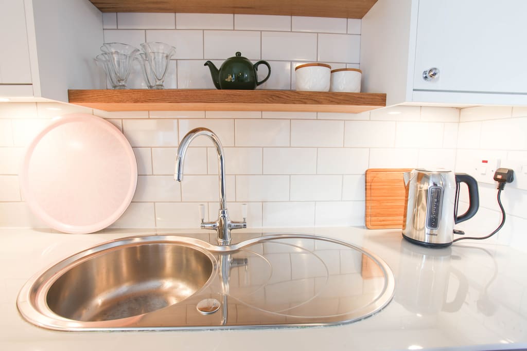 Bright and clean kitchen area