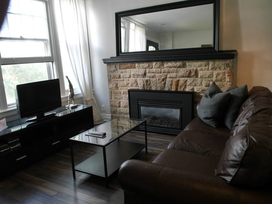 Bright living room with lots of natural light