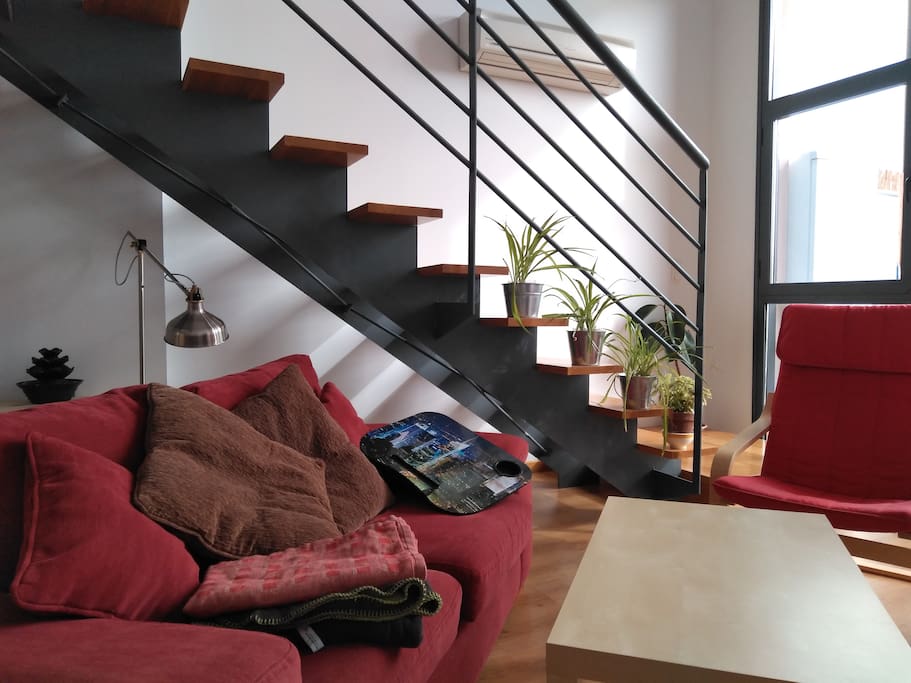 Salón. Living room.