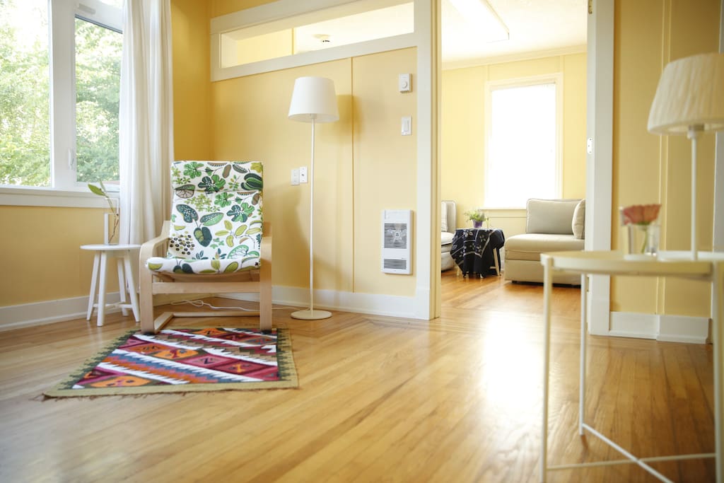 sunny family room