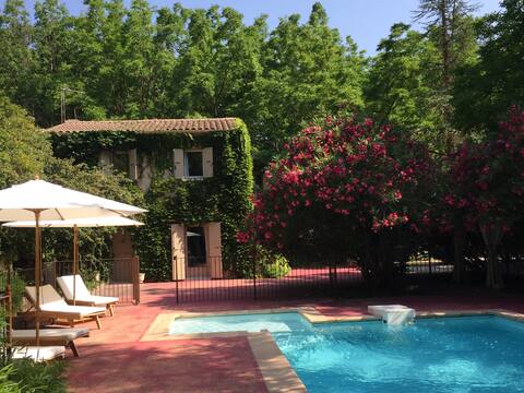 Provence, Avignon, charming villa with pool
