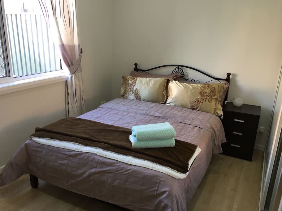 Bedroom 1 with double bed