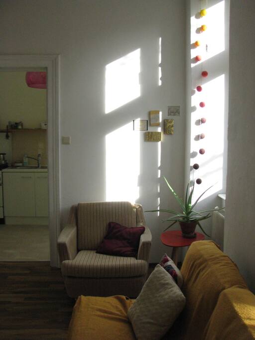 Sitzecke im Schlafwohnzimmer