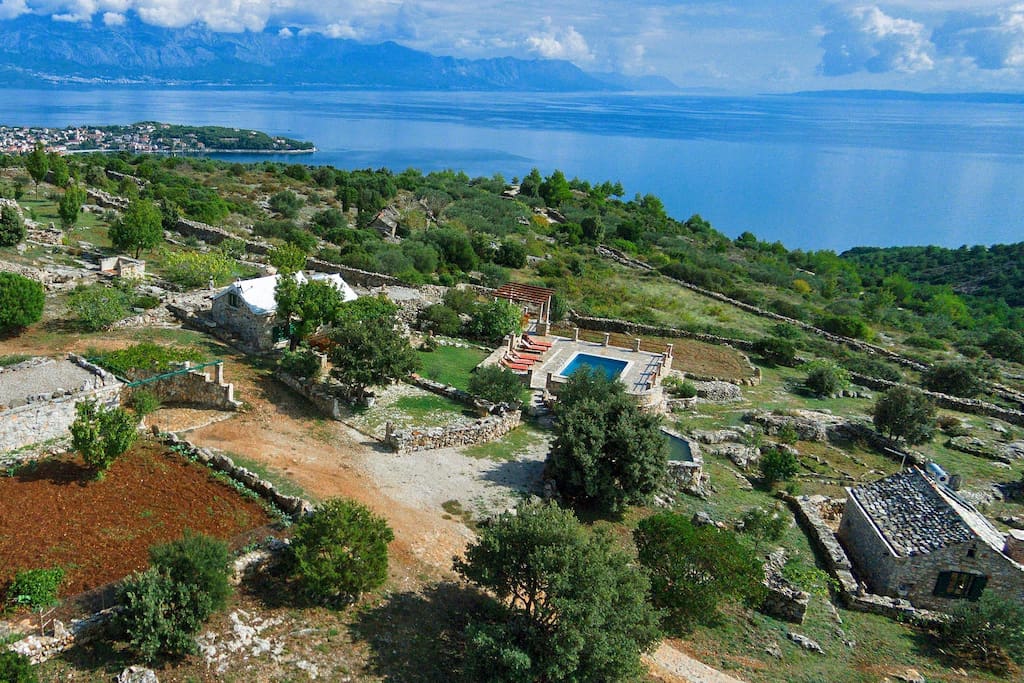 beautiful panoramic view because the highest part of the area