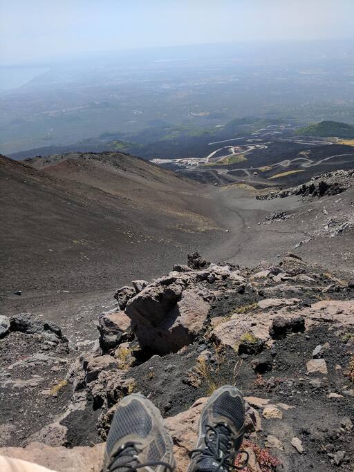 Mt Etna on 2500m