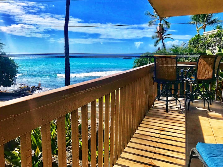 Kona Paradise with Wide Ocean View Royal Kahili Condominiums for
