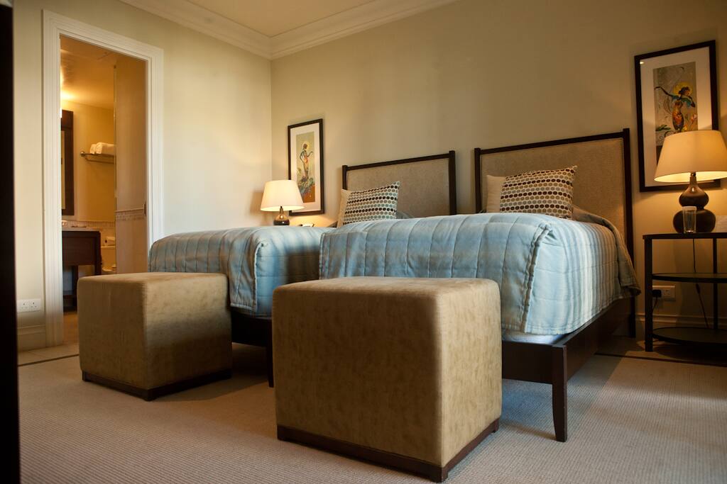 Bedroom with two beds