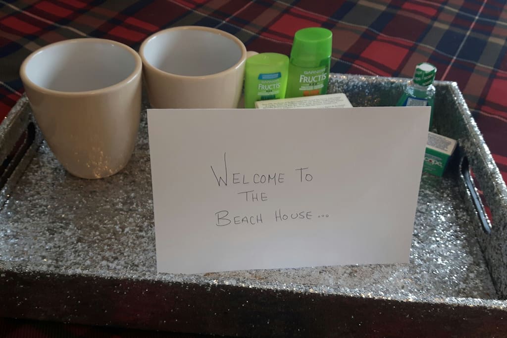 We welcome all of our guests. Enjoy our morning brewed coffee.