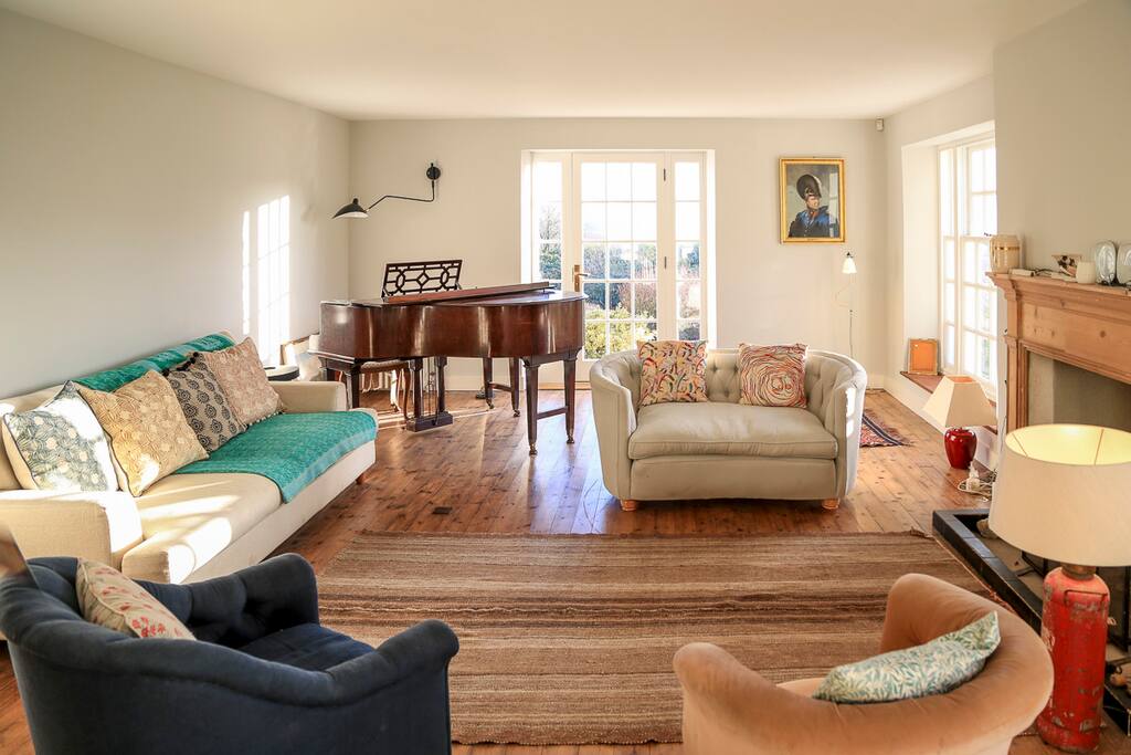 Bright and airy living area