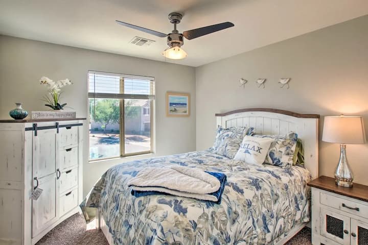 Მეორე საძინებელი 152 × 203 სმ ზომის საწოლით