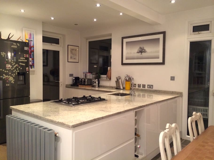 Large kitchen.