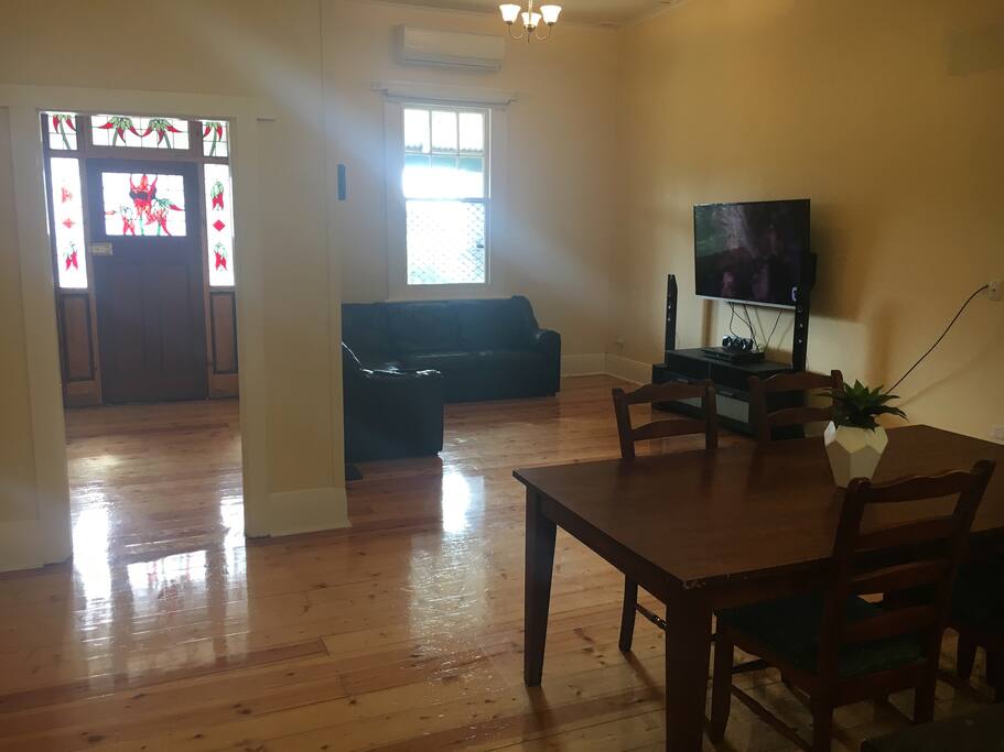Front Door and Living