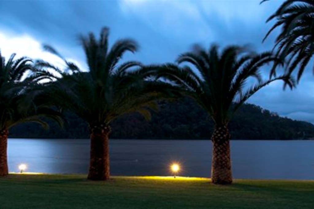 The river by night.