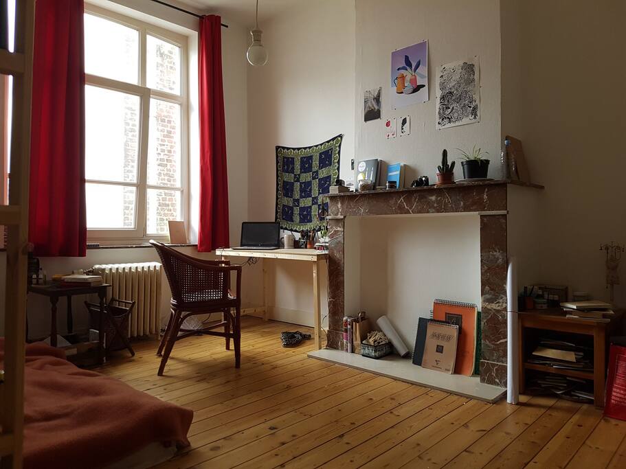the room when it was furnished