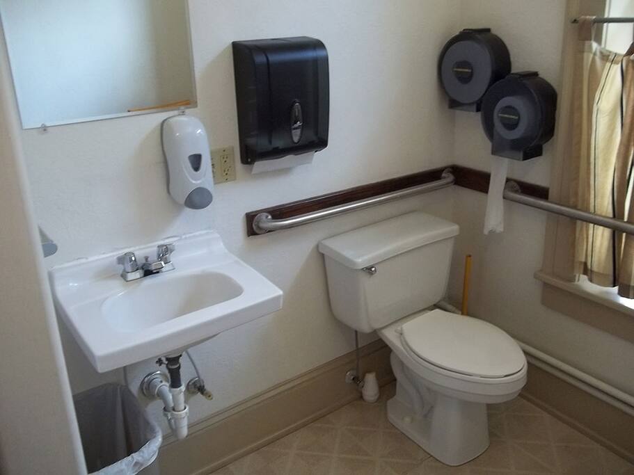 Bathrooms are shared, but have locking door. Cleaned daily