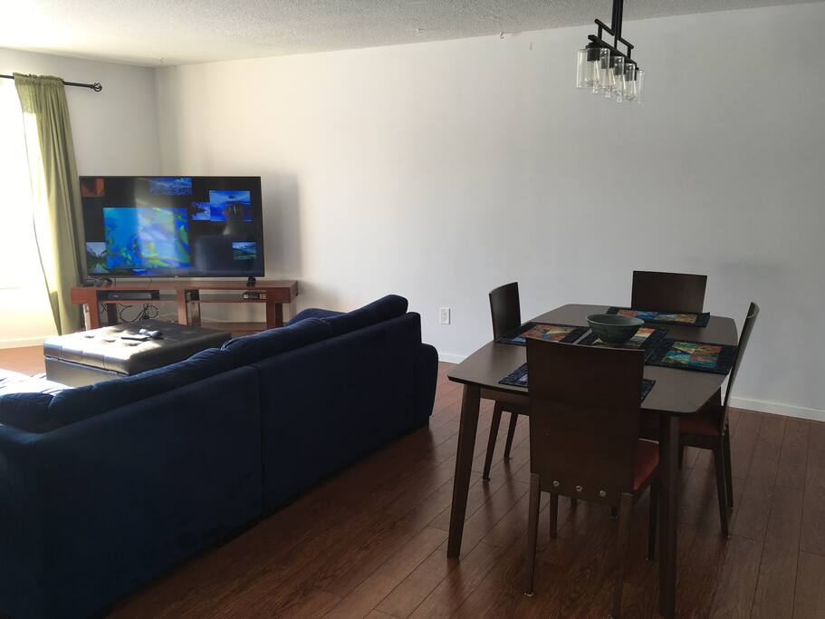 spacious dining room