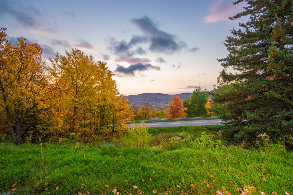 Autumn view from our driveway