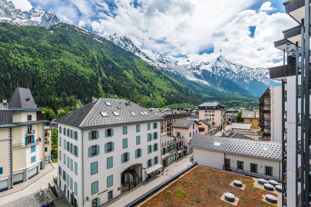 Mont-Blanc view from the balcony