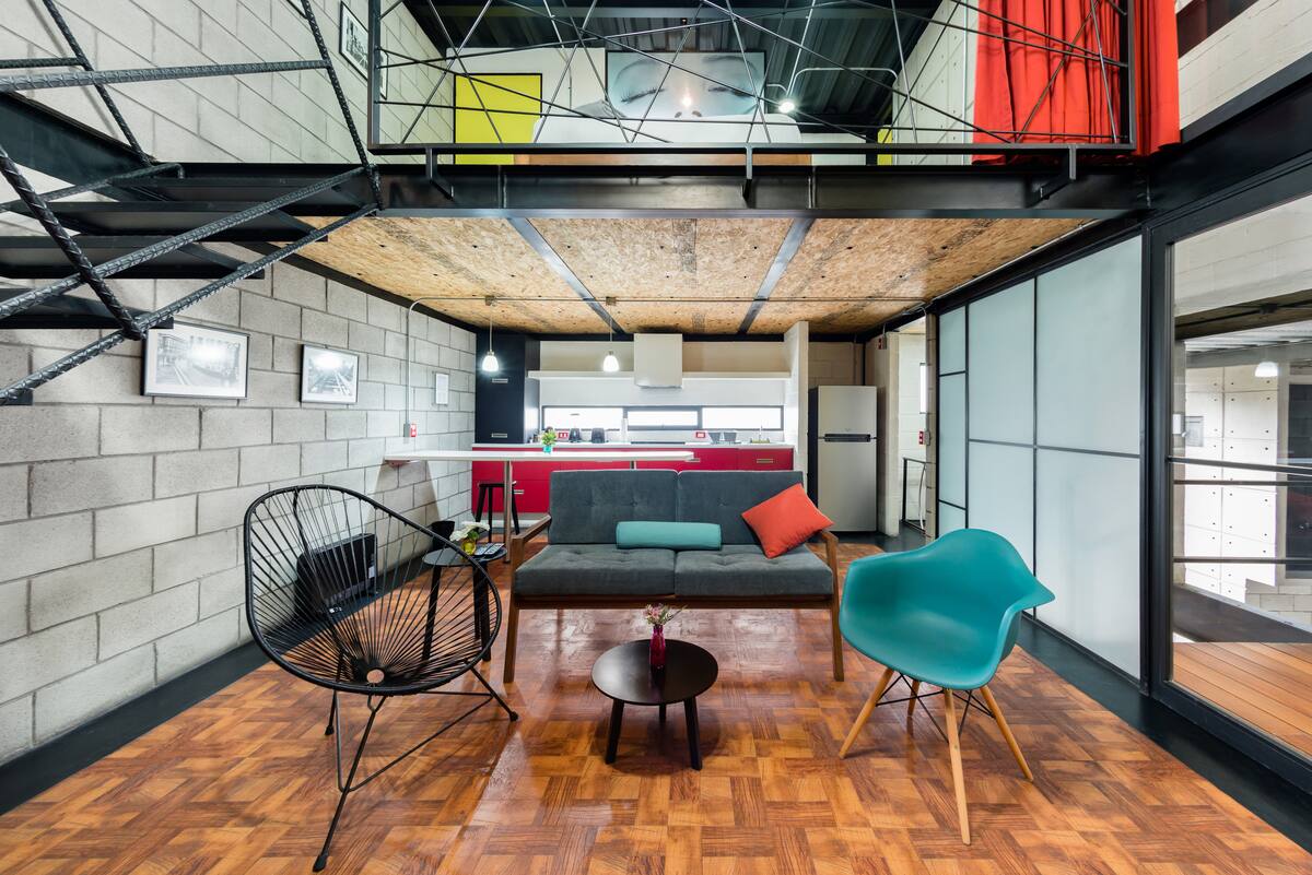 Kick Back and Relax at an Industrial, New York-Inspired Loft