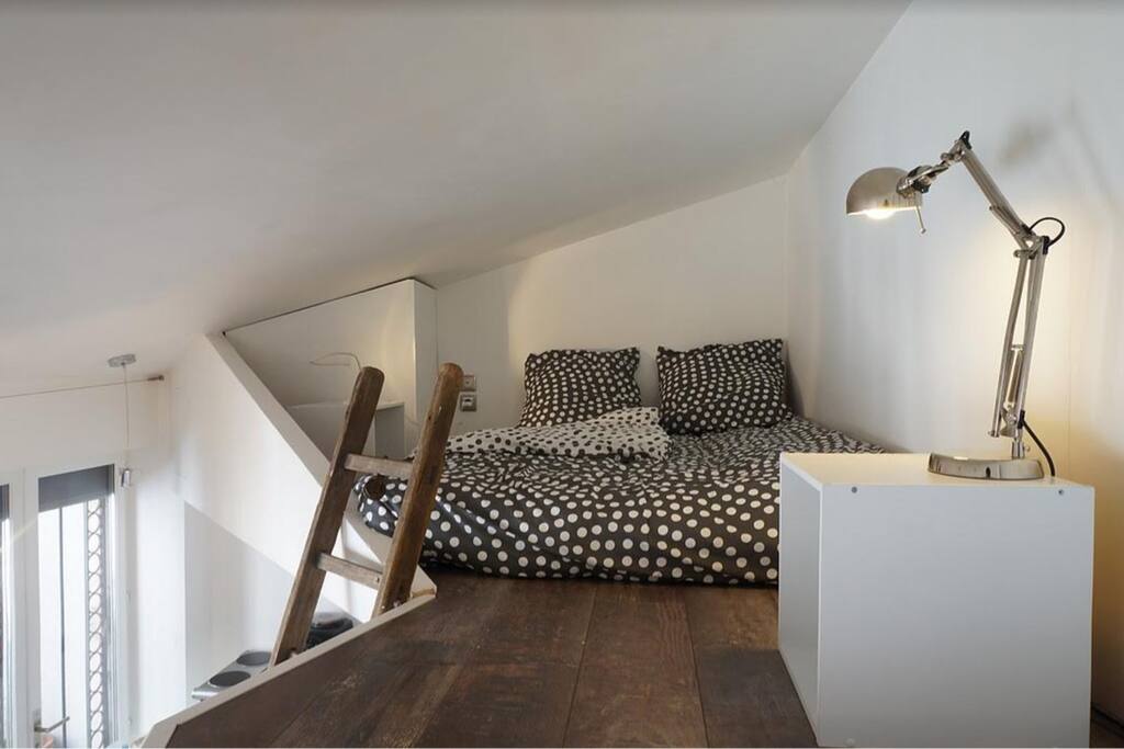 Le second couchage en mezzanine