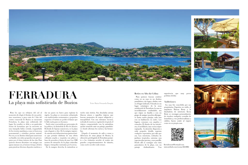 Our house at the Travel Magazine Editorial