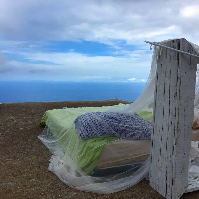 Sleeping under the stars