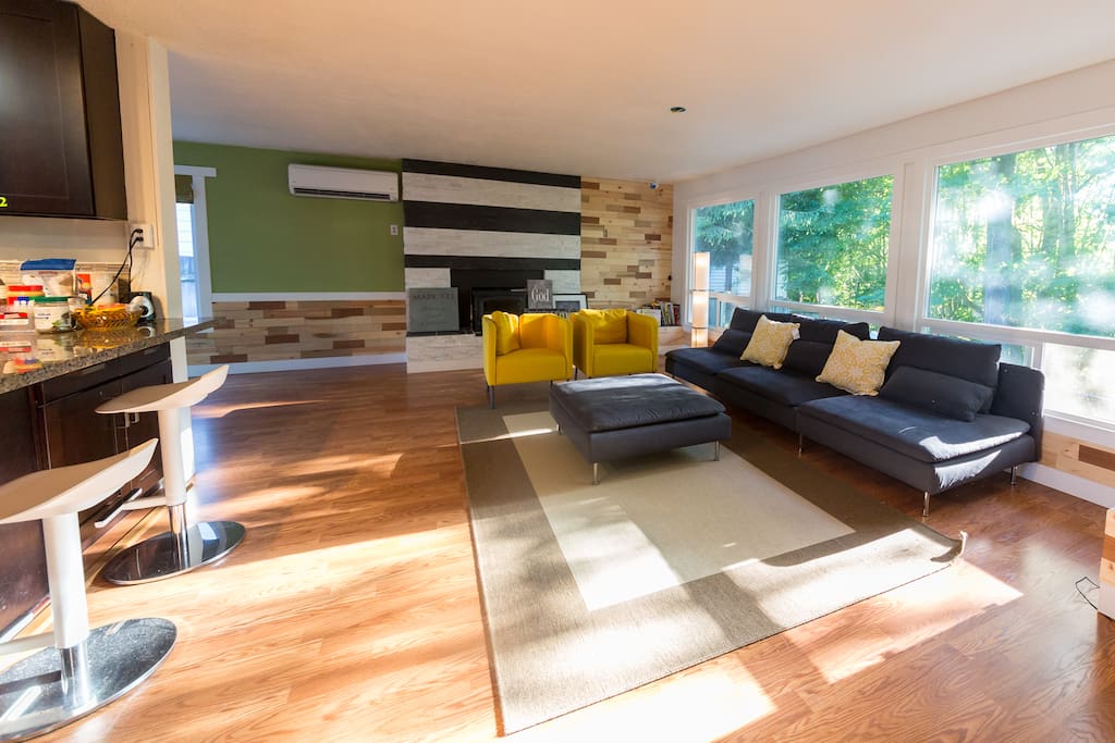 Main Floor Living area and full kitchen