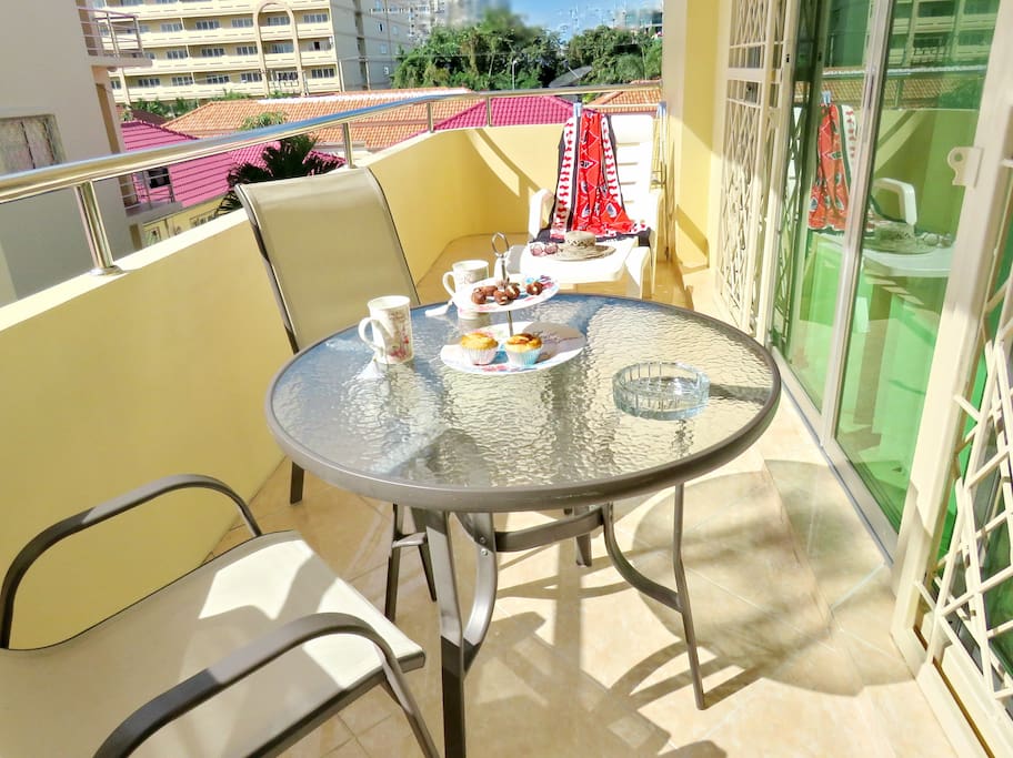 Private balcony