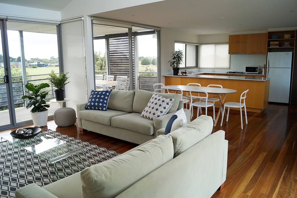 Upstairs living area