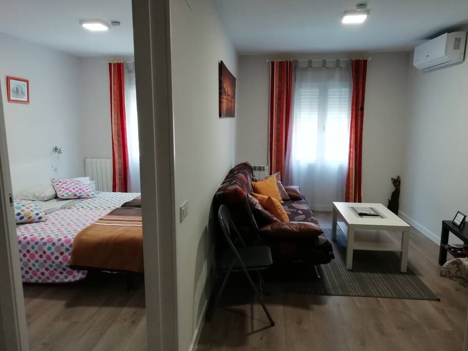 habitación y salón