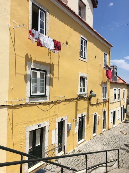 Apartment in a traditional Portuguese neighborhood.