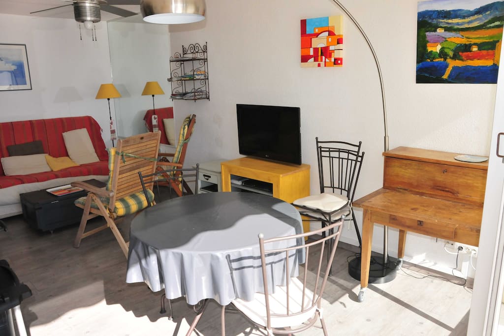 Séjour 16 m2 + terrasse 16 m2
