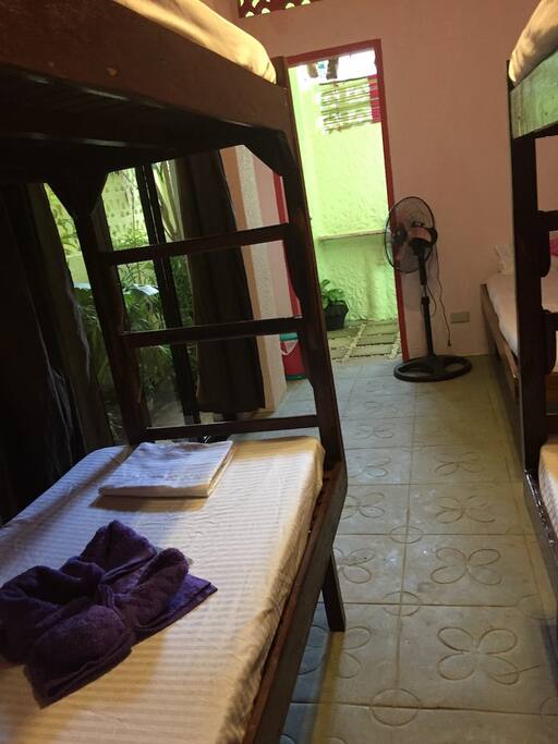 Dorm and attached bathroom