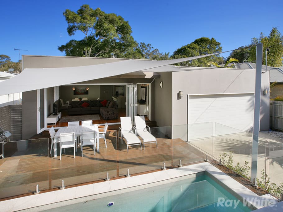 Sunny deck area