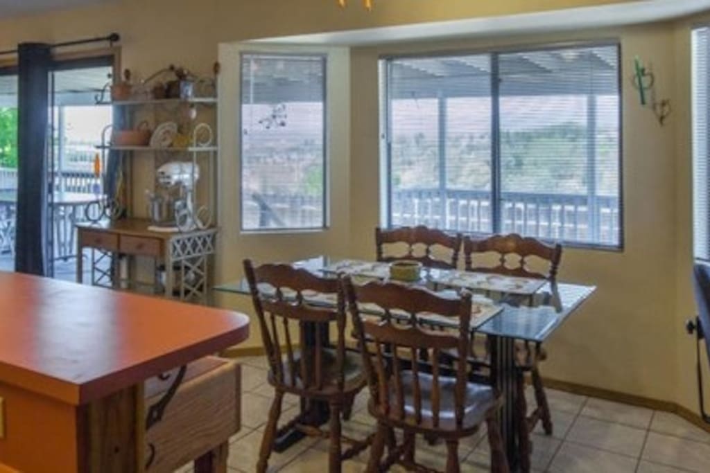 dining Room looking over the mountains