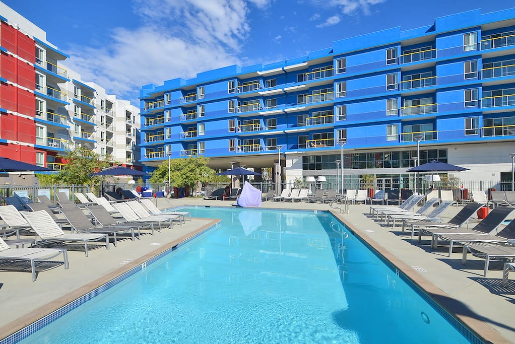 Pool is available form 7 am to 10 pm daily! Don't forget your access card:)