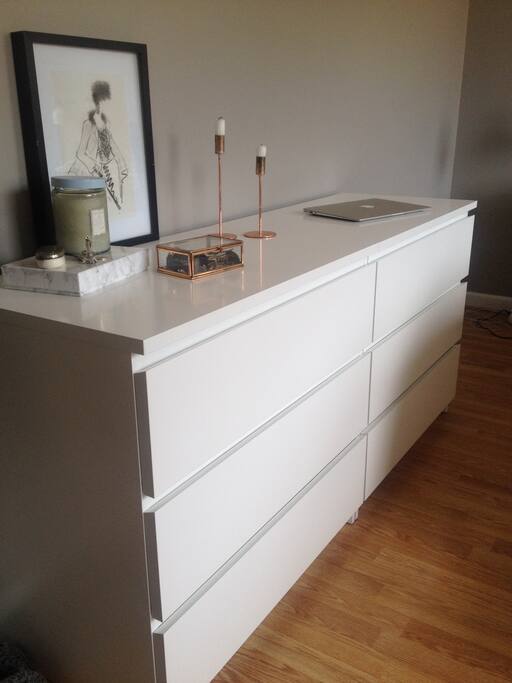 Dresser in bedroom