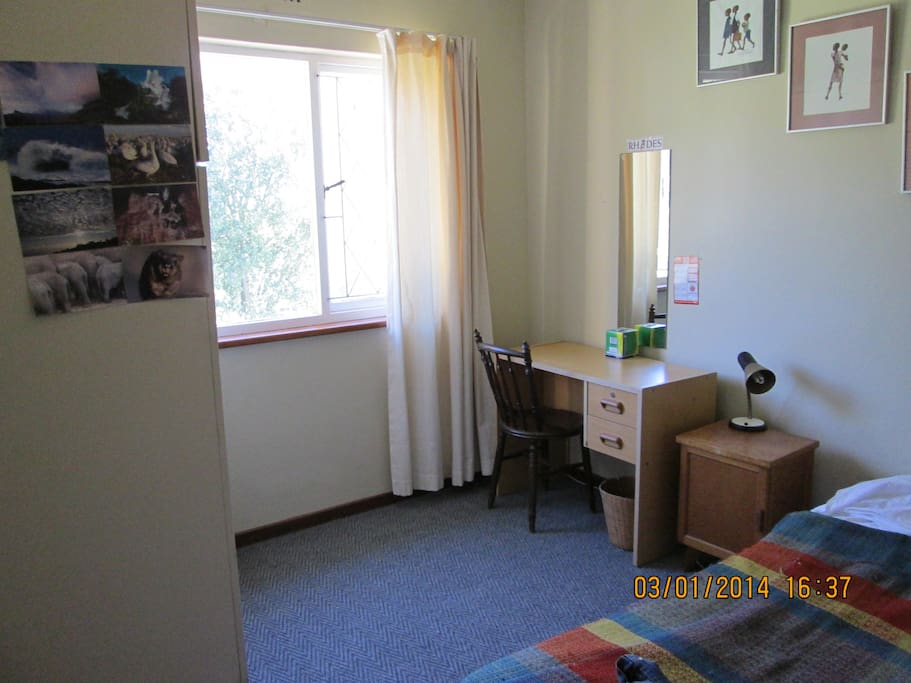 this is the south room with a single bed