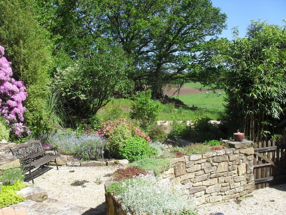 Set in landscape gardens overlooking fields
