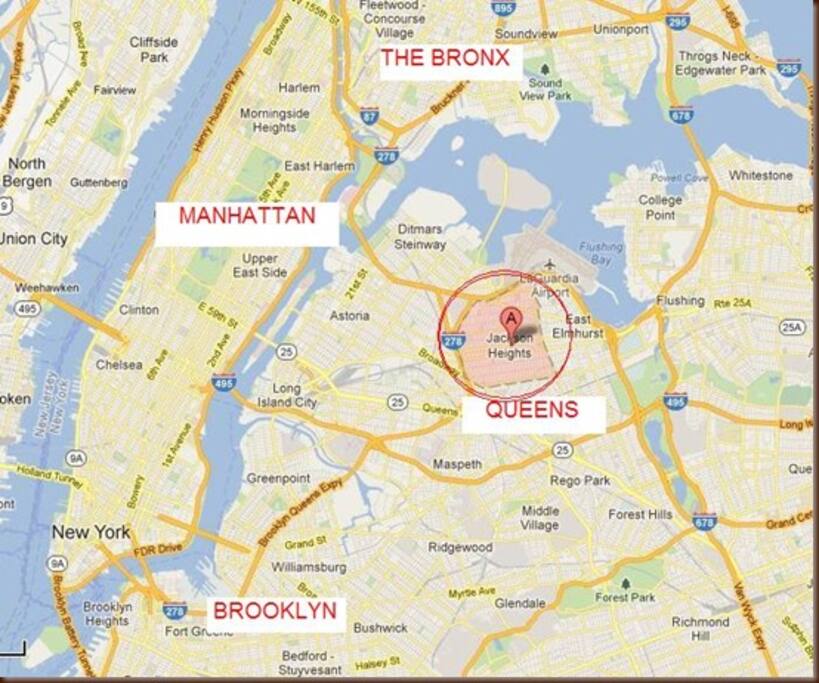 Location, 12 min by train to Manhattan!