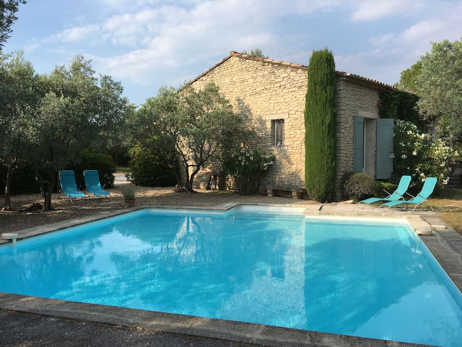 View of the house from the pool