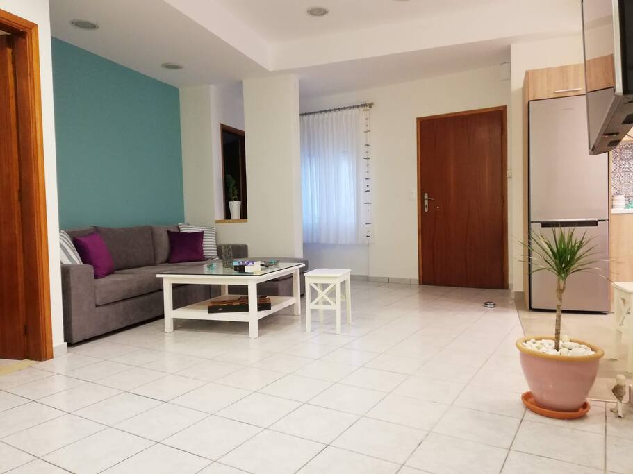 Our spacious, modern apartment!
