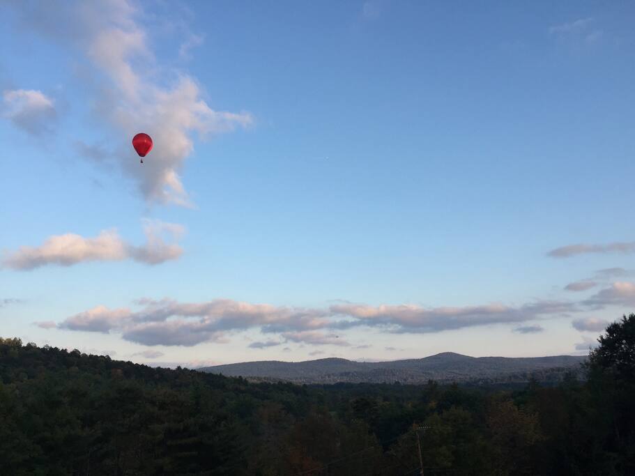 Beautiful easterly mountain views from deck.