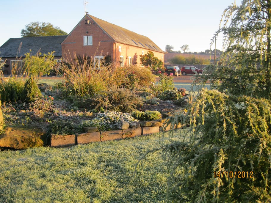 house from the garden