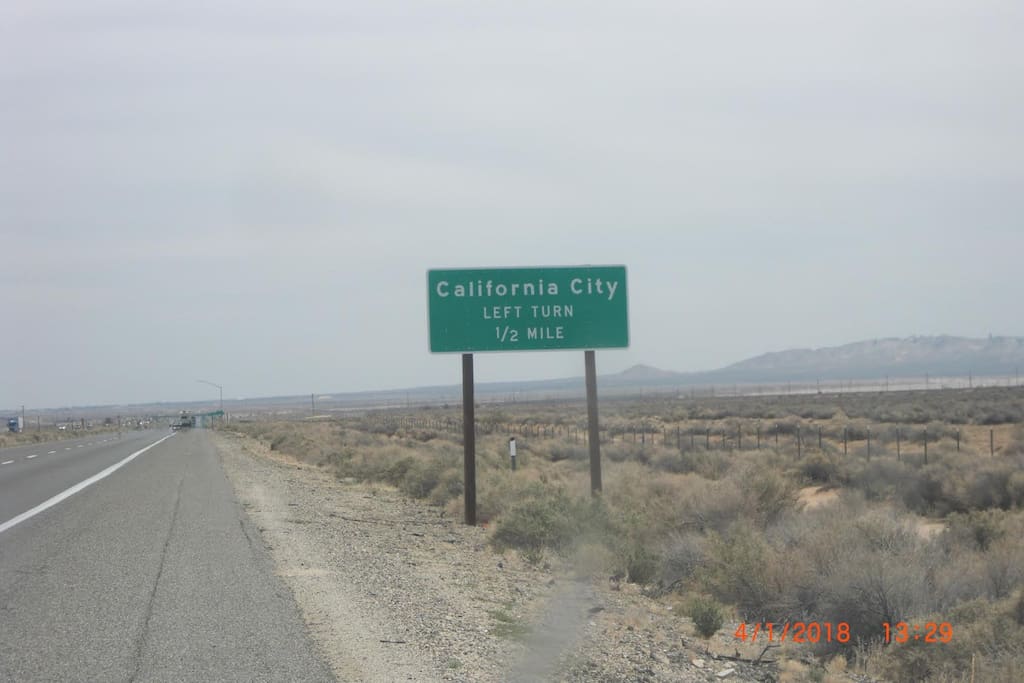 Take California City 10 Exit