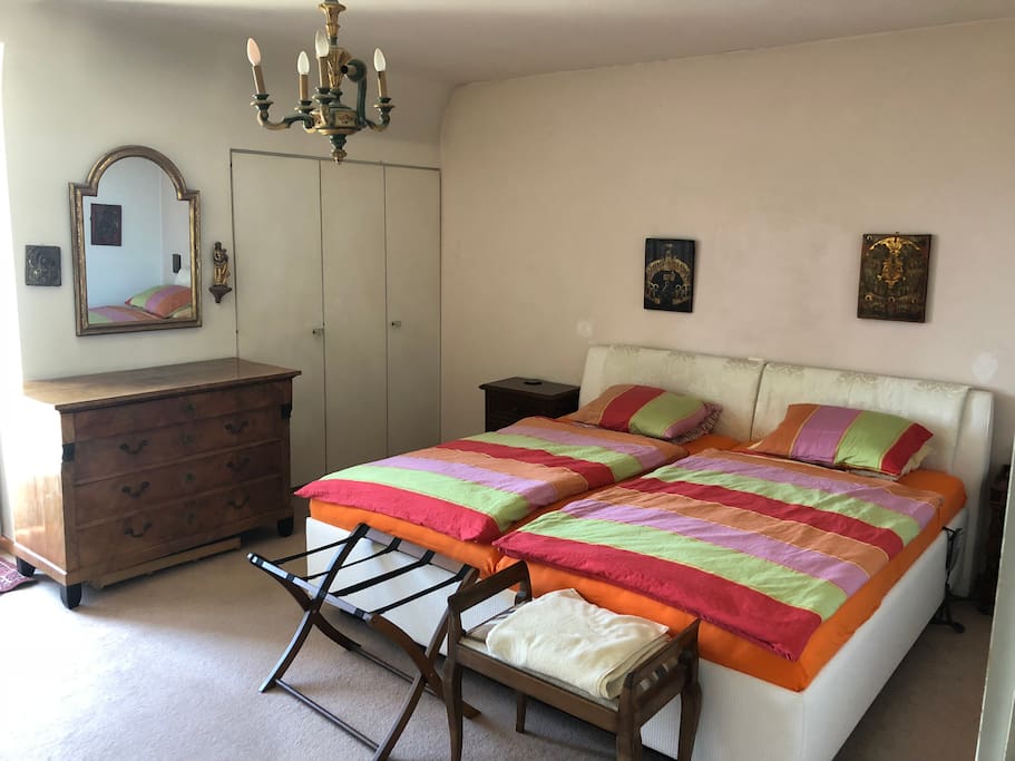 Master king size bedroom (fits 2 people)