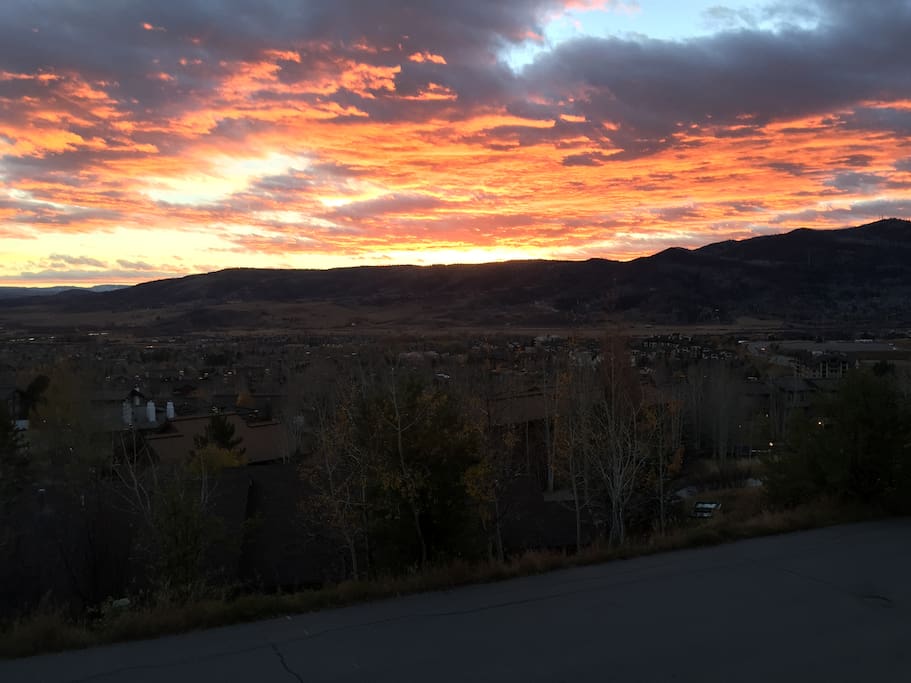 Enjoy indescribable sunsets from our balcony