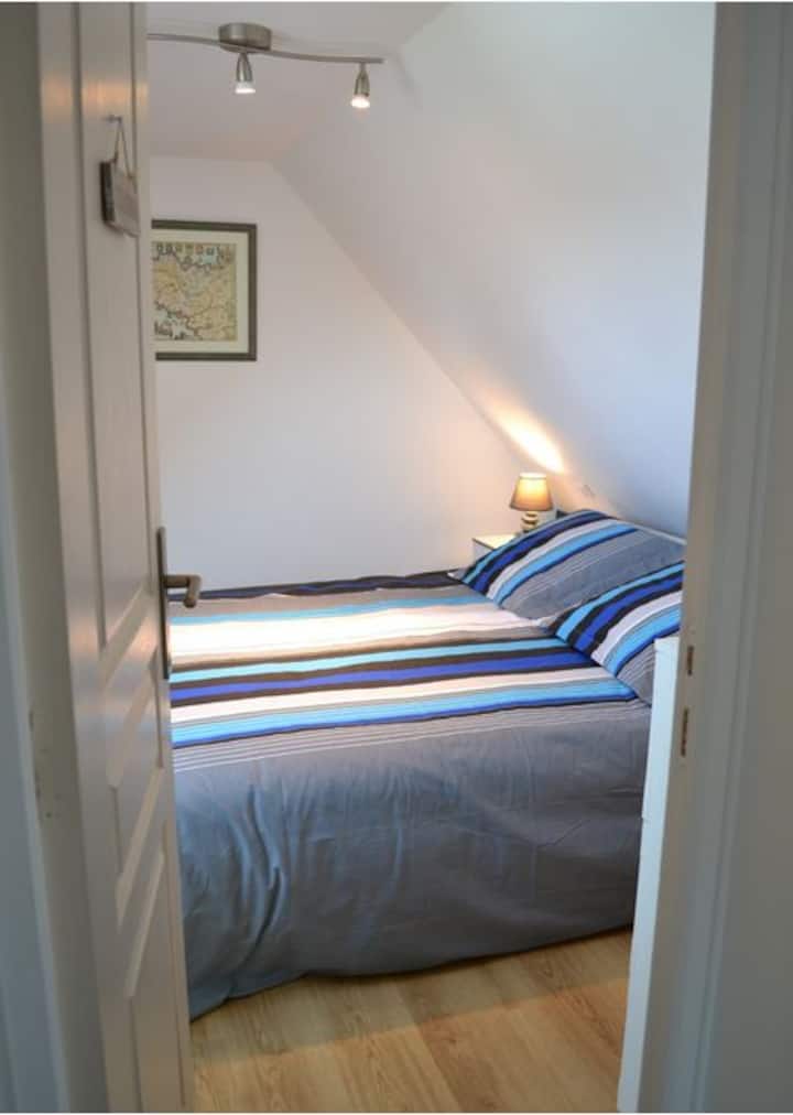 Spálňa na poschodí.