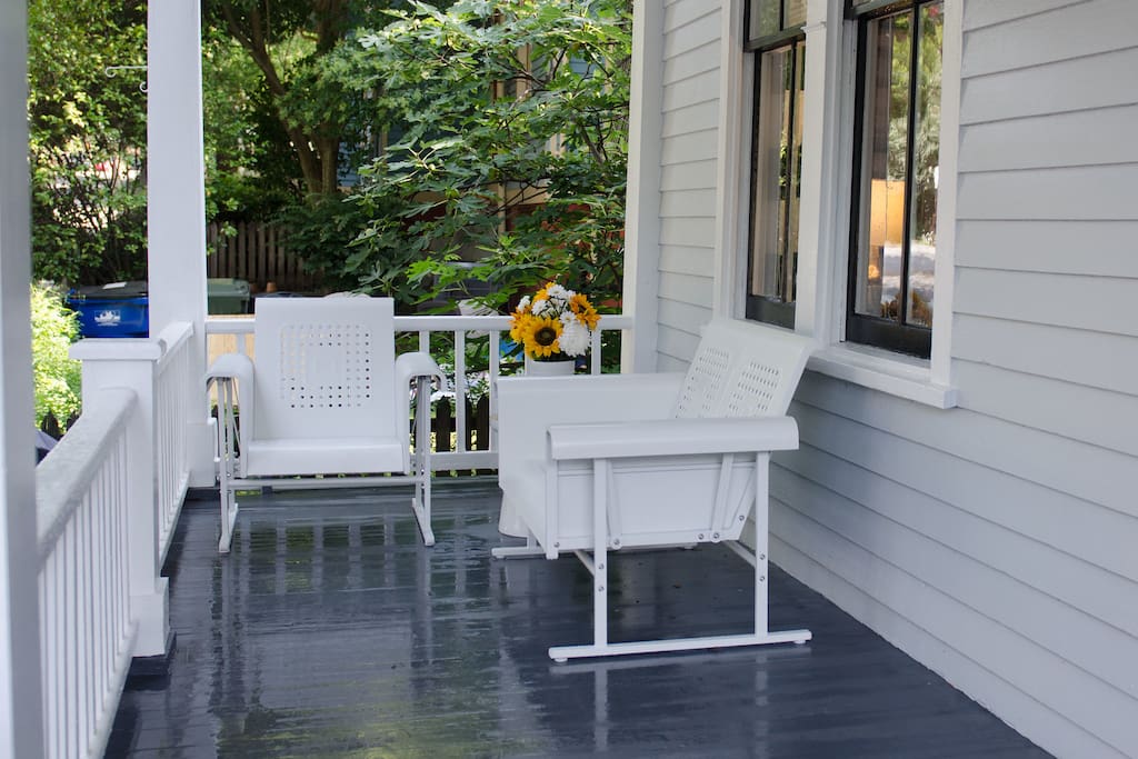 Relax on our porch.