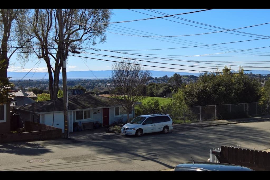 View from the front of the house...